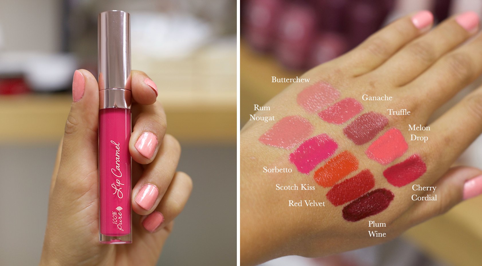 100_Pure_Lip_Caramel_on_Hand